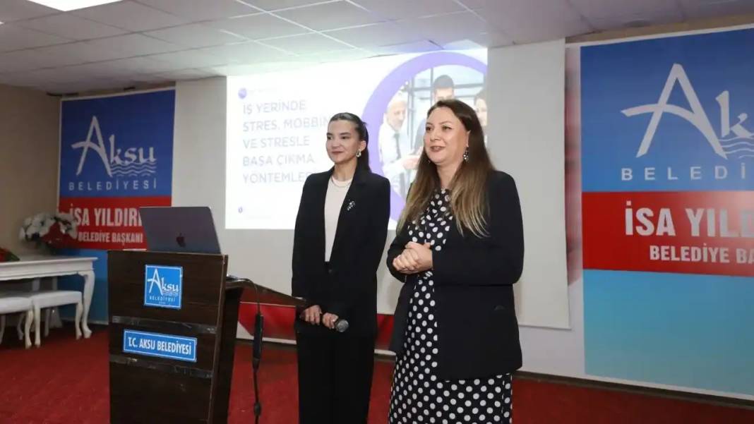 Aksu’da Çalışanlara Moral Desteği: Stres Yönetimi Eğitimi Verildi 2